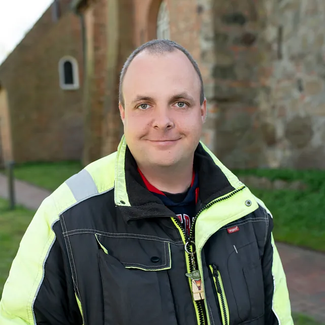 Hausmeister Martin Tiedemann