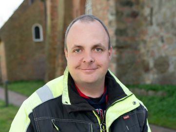 Hausmeister Martin Tiedemann