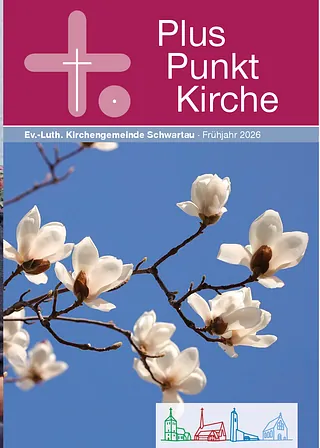 Titelblatt des Gemeindebriefs PlusPunktKirche. 