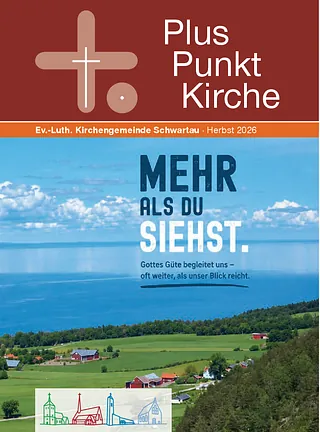 Titelblatt des Gemeindebriefs PlusPuntKirche Herbst